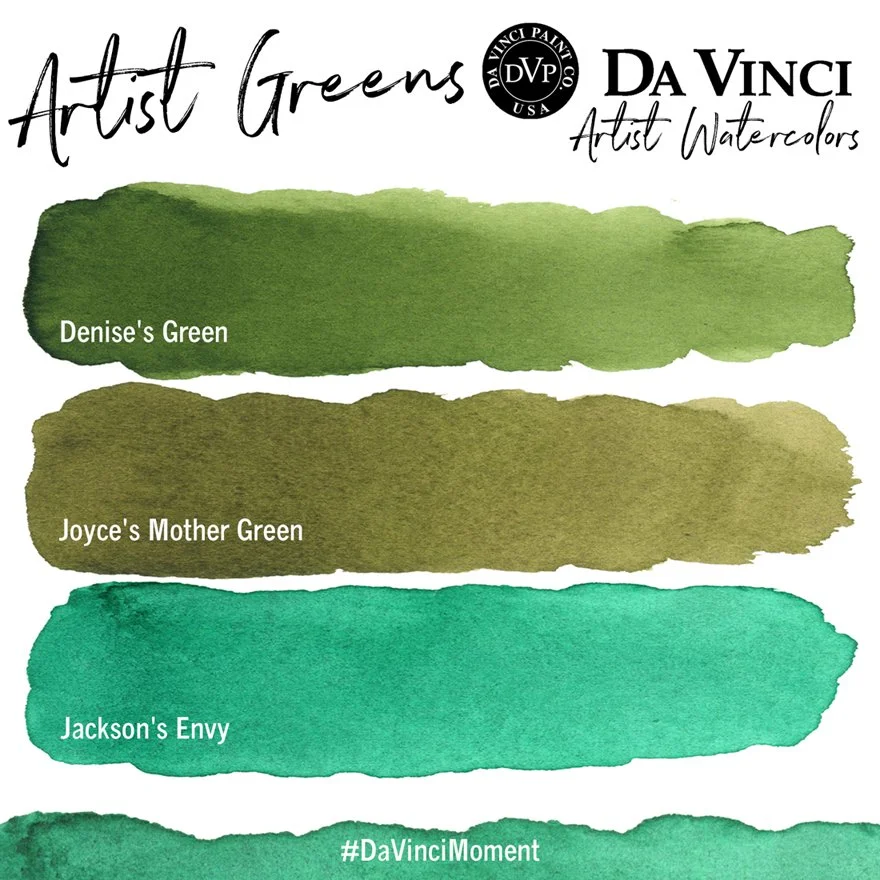 All About Da Vinci Greens — Da Vinci Paints Blog